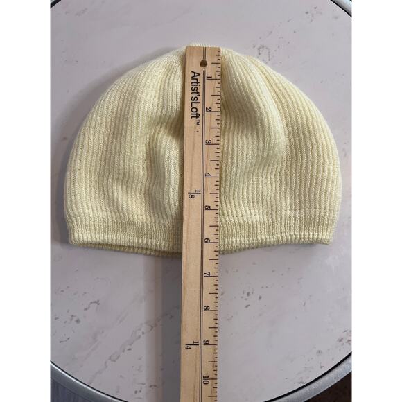 Jean-Charles Brosseau VINTAGE knit cap beanie Vanilla Cream - Picture 6 of 9